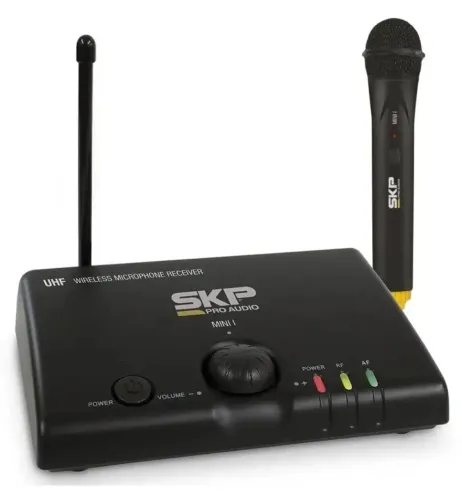 Microfone Profissional de Mão Sem Fio Skp Mini I - Novo