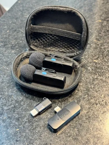 MICROFONE BOYA - 2 unidades (para IPhone tipo Lightning)