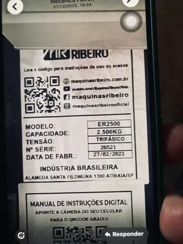 Elevador Automotivo 2500kg trifásico 220V