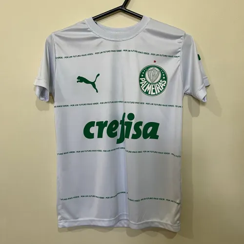 camiseta palmeiras branca 2022 infantil juvenil