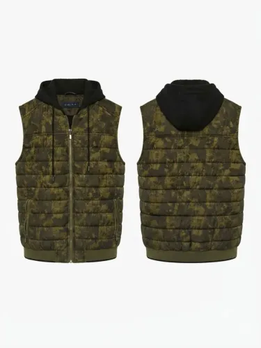 Colete com capuz Zara Mon G - Novo