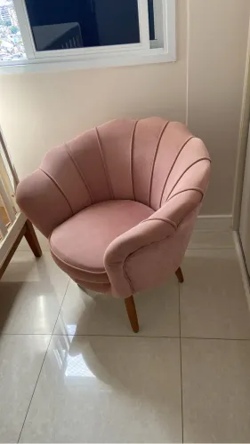 Poltrona pétala rosê