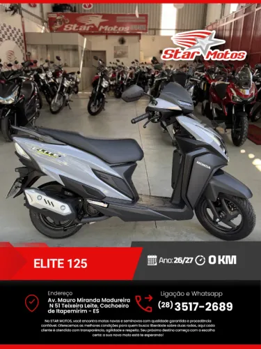 HONDA ELITE 125 2027 0KM - PRONTA ENTREGA