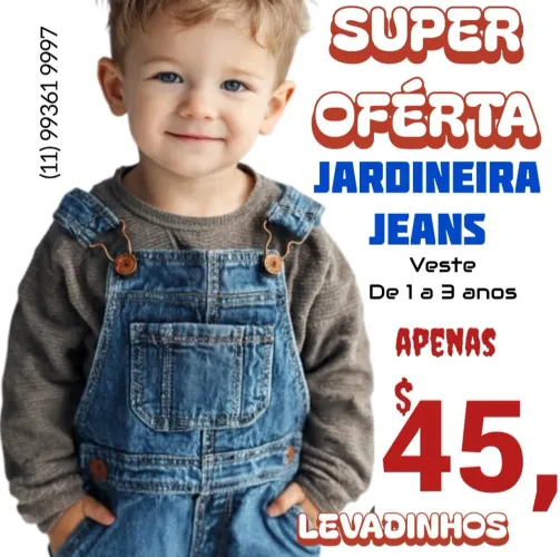 JARDINEIRA JEANS MENIN0