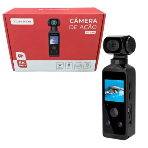Câmera de Ação Esportiva Prova D'água 5K