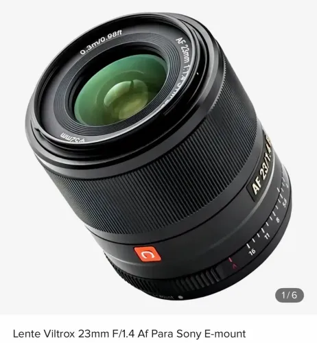 Lente viltrox AF 23mm F/1.4 E/mount