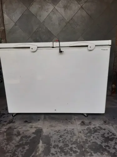 Freezer Horizontal 2 Tampas Fricon Dupla Ação 411 Litros HCED411 Branco - 220V