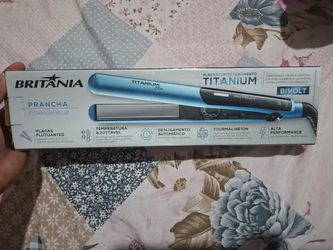 PRANCHA BRITANIA TITANIUM BLUE - nova na caixa!