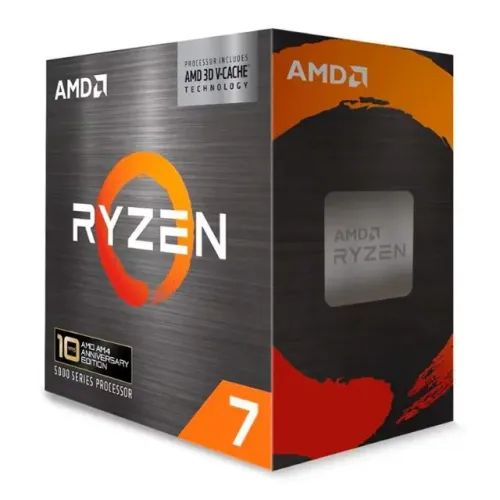 Processador AMD Ryzen 7 5800X3D, 8-Core, 16-Threads, 3.4GHz (4.5GHz Turbo), Cache 100MB