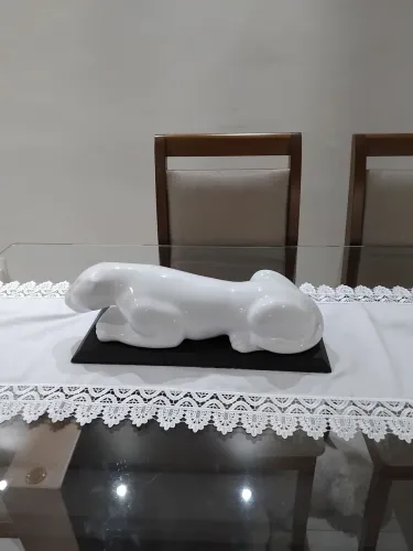 Escultura Pantera sem arranhões 