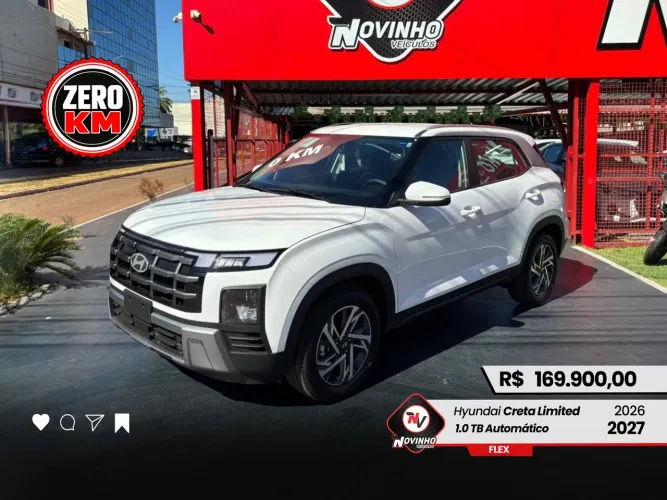 Hyundai Creta Limited 1.0 TB 12V Flex AUT 2027