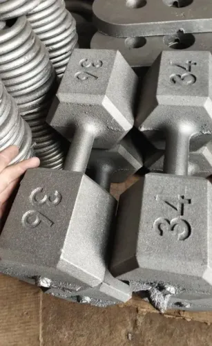 Pares de sextavado no ferro bruto de 12 a 36 kg