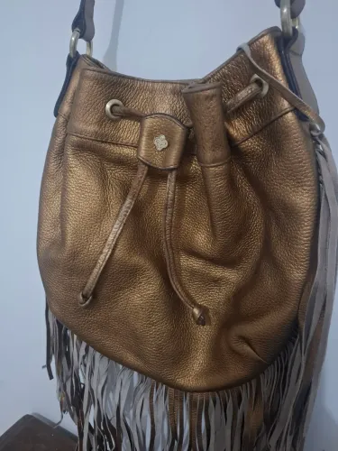 Bolsa metalizada franjas Capodarte