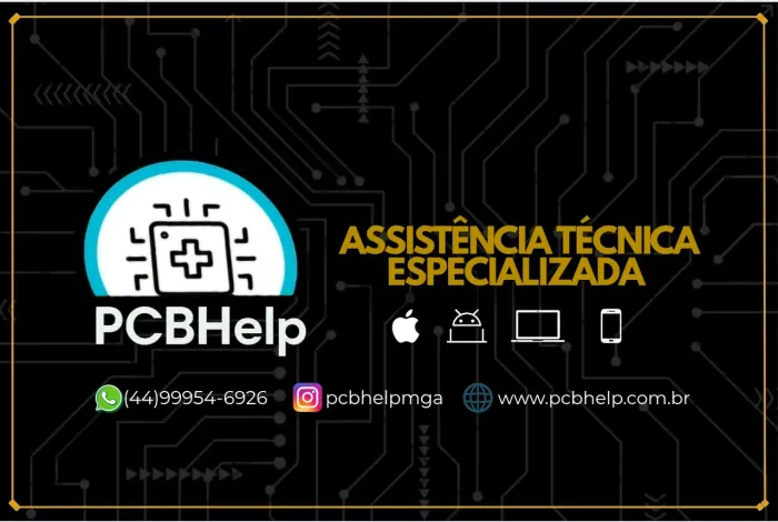 PCBHELP formatação manutenção e reparo em Notebooks PCs e smartphones.