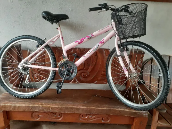 Bicicleta Feminina 26 com 18 Marchas