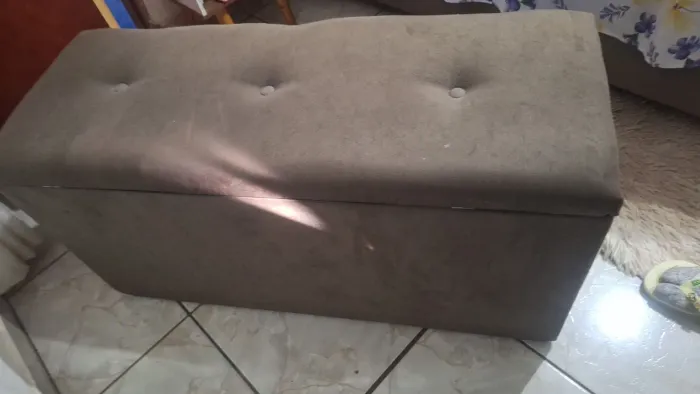 Baú puff organizador