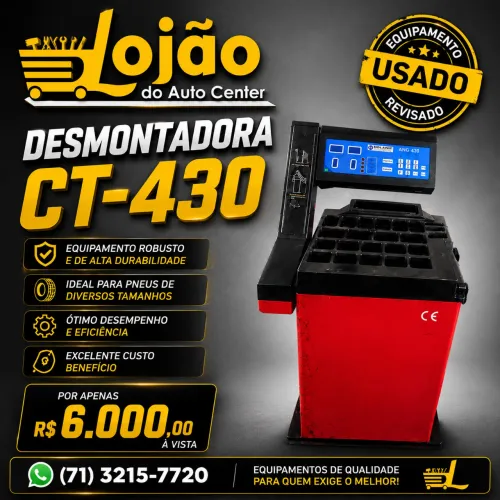 Venda da desmontadora