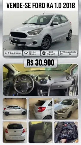 Ford KA 1.0 Se/se Plus Tivct Flex 5P 2018