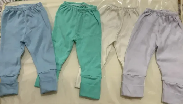 Kit com 4 calças mijão para bebê menino TAM M