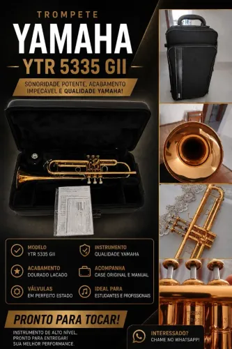 Trompete Yamaha Japan YTR 5335 GII EXCELENTE 