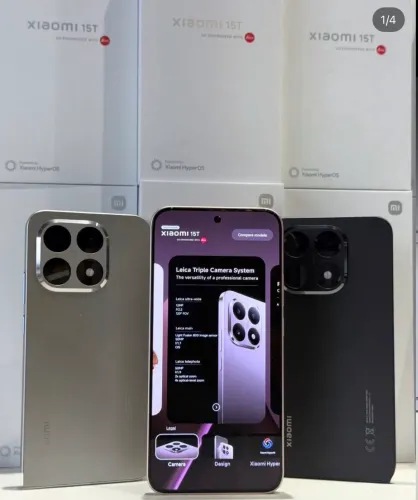 Xiaomi 15T 5G NFC Câmera Leica 512/12- Gray Preto Dourado