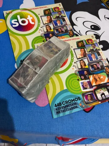 Álbum de figurinhas SBT Silvio Santos Eliana Mara Maravilha