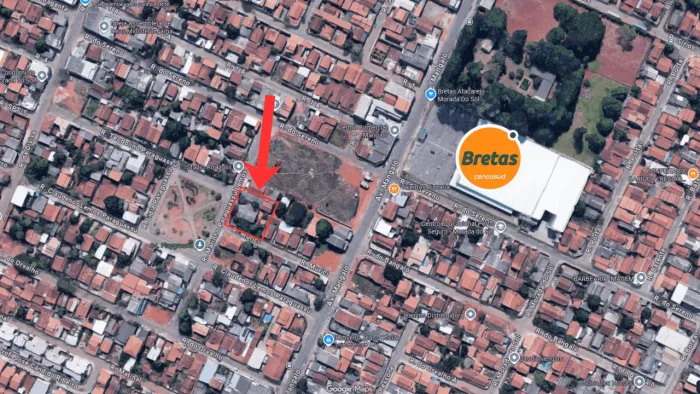 Terreno Comercial de Esquina com 895,96 m² no Setor Morada do Sol, Goiânia