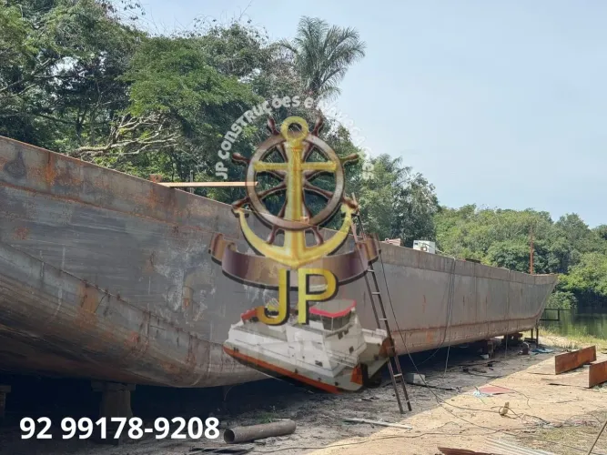 Construção de Balsas, Bajaras e Empurradores em Manaus - Sob Encomenda<br>