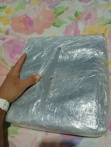 Lona De PVC Cinza 3x2m Fechamento Lateral (Nova / Lacrada)