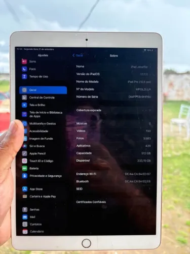 iPad Pro 512 GB (trincado)