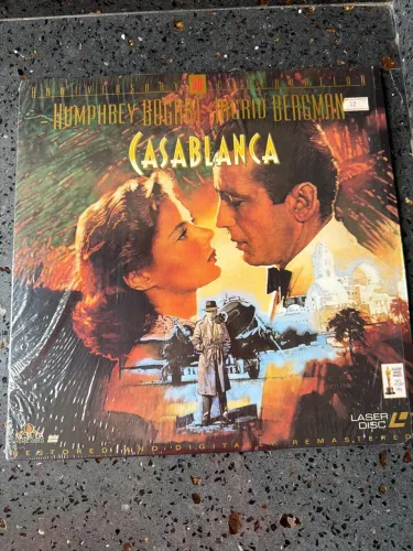 CASABLANCA (1942) - LASERDISC EDIÇÃO COMEMORATIVA DE 50 ANOS | ITEM DE COLECIONADOR