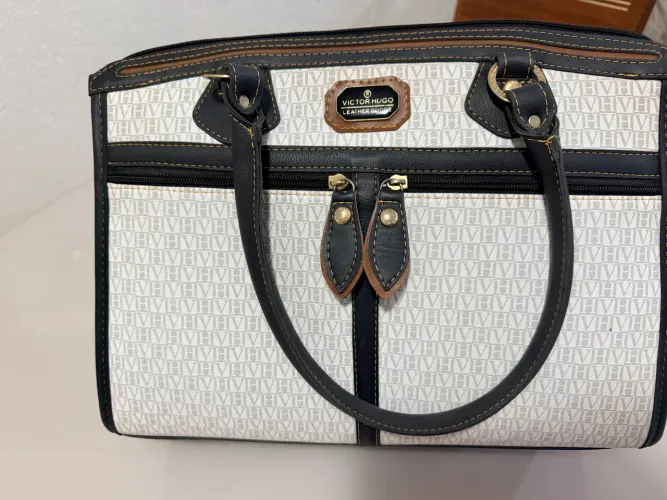Bolsa Victor Hugo Leather Goods - Excelente Estado | Clássica e Elegante