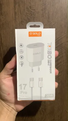 Carregador de iPhone tipo c
