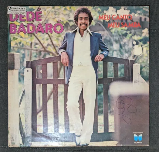 LP Vinil Dedé Badaró - Meu Canto, Meu Samba