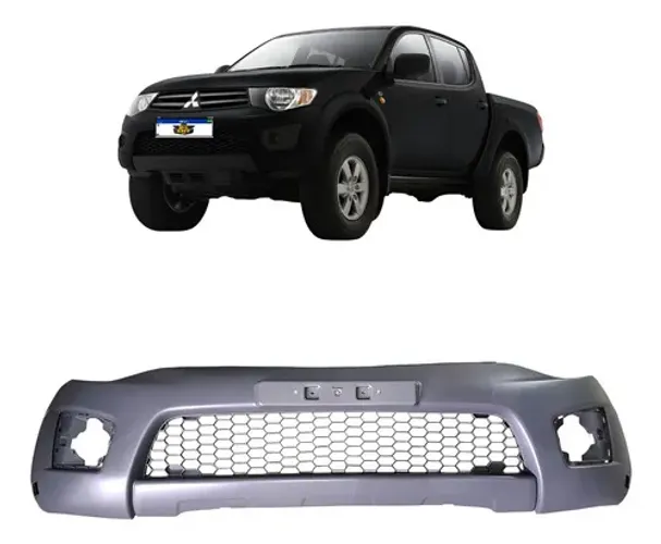 Parachoque Dianteiro L200 Triton 2011 2012 13 14 2015 2016 Cinza