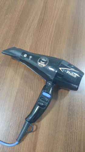 Secador de Cabelo Philco 220v 2 velocidade 3 temperaturas ION Tourmaline Motor AC 2000watt