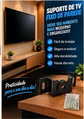 Suporte fixo de tv para parede de 15 a 100 polegadas!!