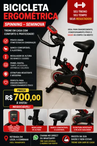 Bicicleta bike ergonômica
