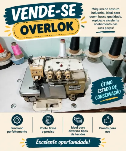 Máquina (profissional) Overlok