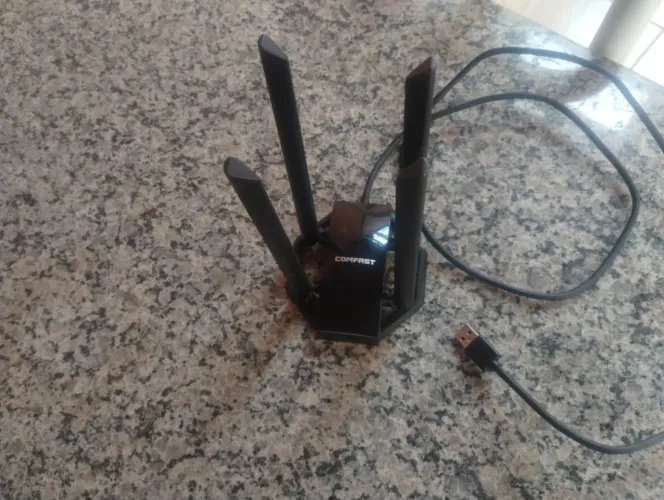 Antena Wi-Fi pentest hacker alto alcance