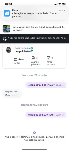 Passa número desse dono desse golf