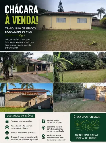 ***CHACARA À VENDA ARARAS/SP***