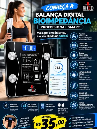 balança digital com biompedancia