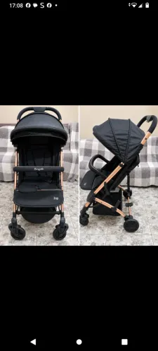 Carrinho de bebê novo!
