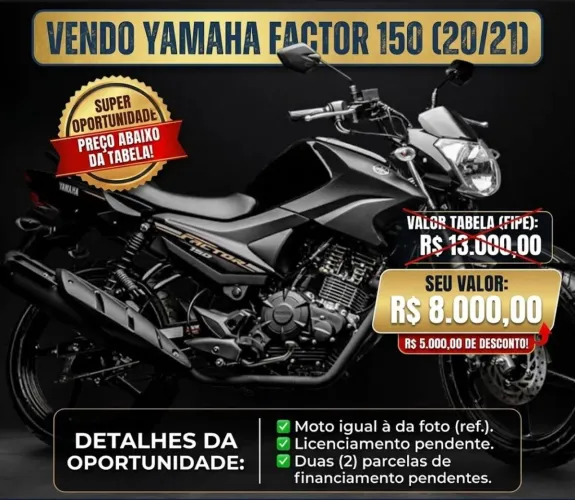 Oportunidade de moto de qualidade
