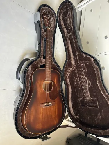 Violão Sigma Eletroacústico Aço DM-15E AGED Dreadnought Folk  