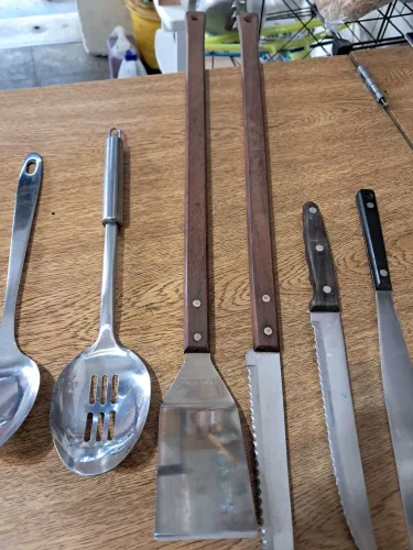 Utensílios para cozinha em Inox