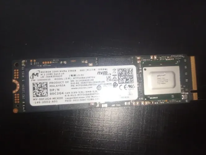 SSD NVME 256 GB