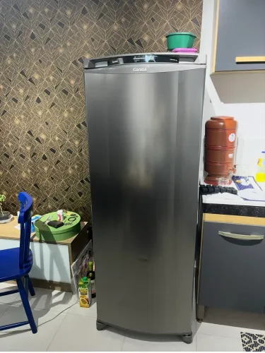 Geladeira Cônsul Inox Frost Free 342L