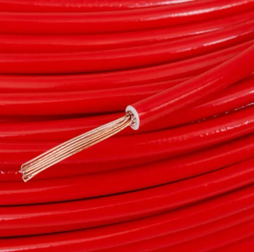 Fio flexível 6mm - Vermelho - 100 metros
